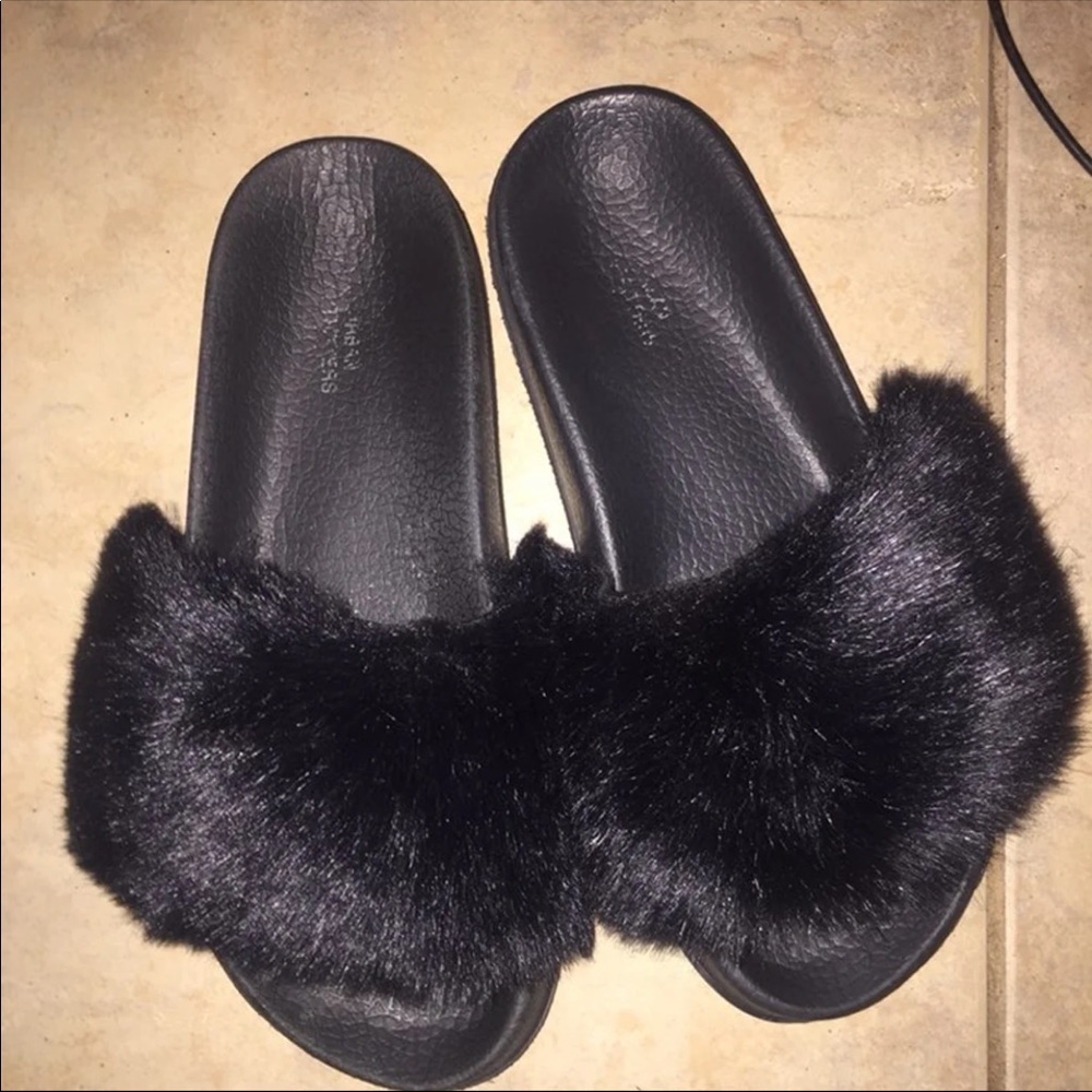 FURRY POOL SLIDES